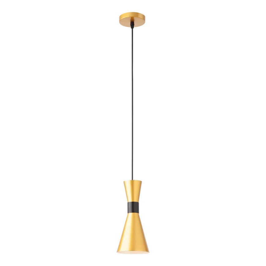 Redo 01-2710 - Pendel KILT 1xE27/42W/230V diameter 12 cm guldfarvet
