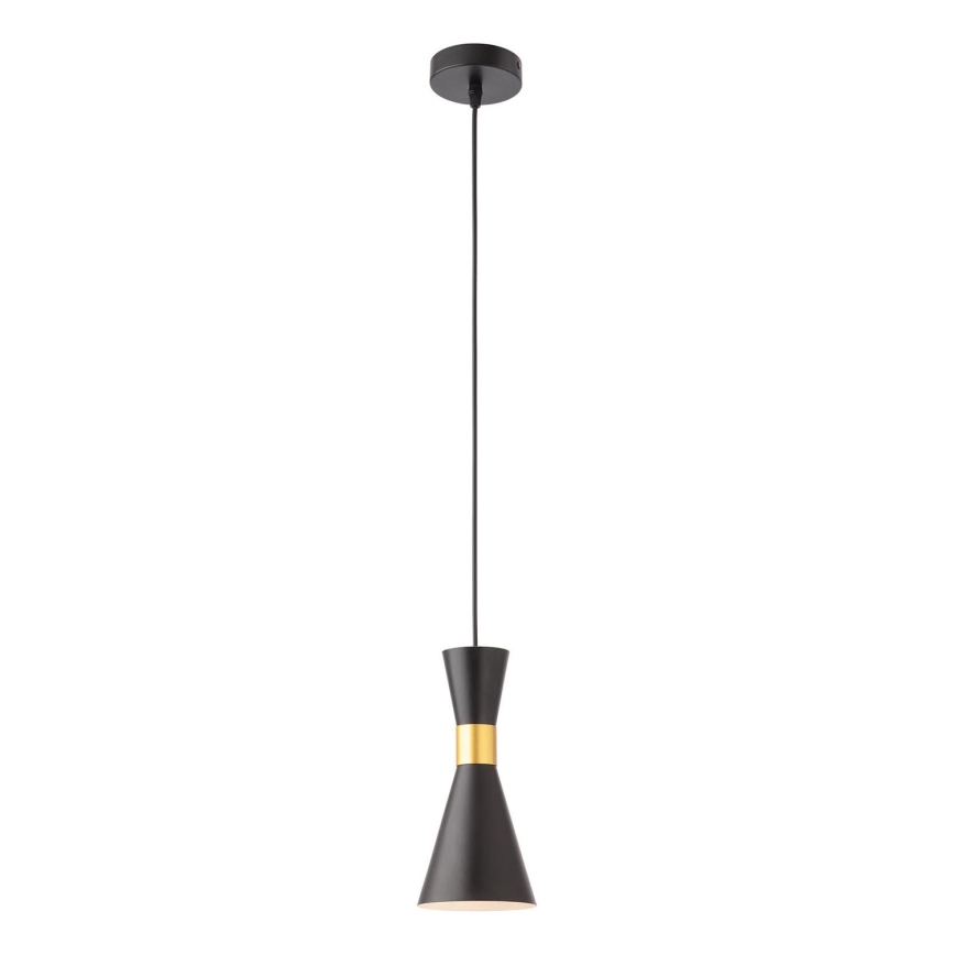 Redo 01-2711 - Pendel KILT 1xE27/42W/230V diameter 12 cm sort