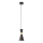Redo 01-2711 - Pendel KILT 1xE27/42W/230V diameter 12 cm sort