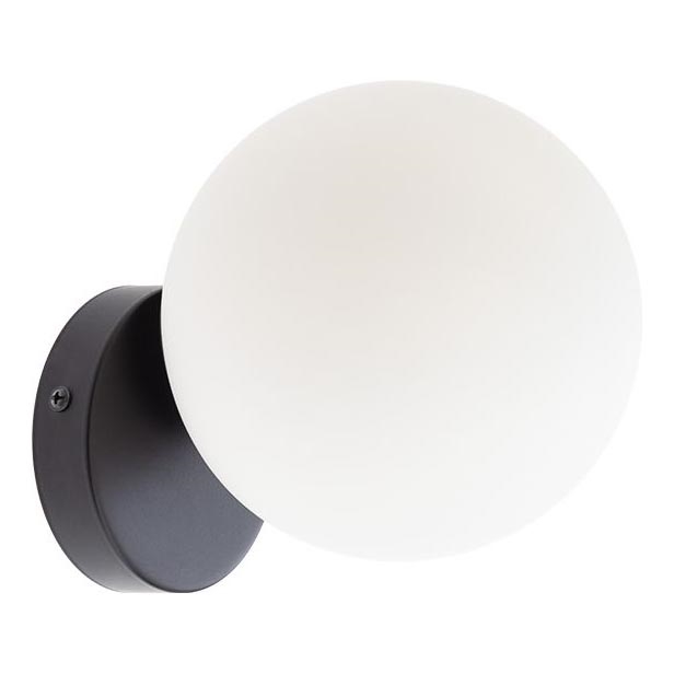 Redo 01-2714 - Væglampe VOLLEY 1xE14/28W/230V sort