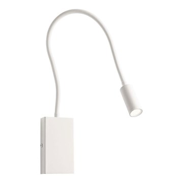Redo 01-2754 - LED Fleksibel lampe WALLIE LED/3W/230V USB CRI 90 hvid