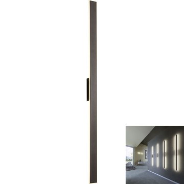 Redo 01-2771 - LED væglampe WAPI LED/30W/230V 119 cm sort