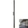 Redo 01-2771 - LED væglampe WAPI LED/30W/230V 119 cm sort
