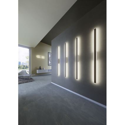 Redo 01-2771 - LED væglampe WAPI LED/30W/230V 119 cm sort