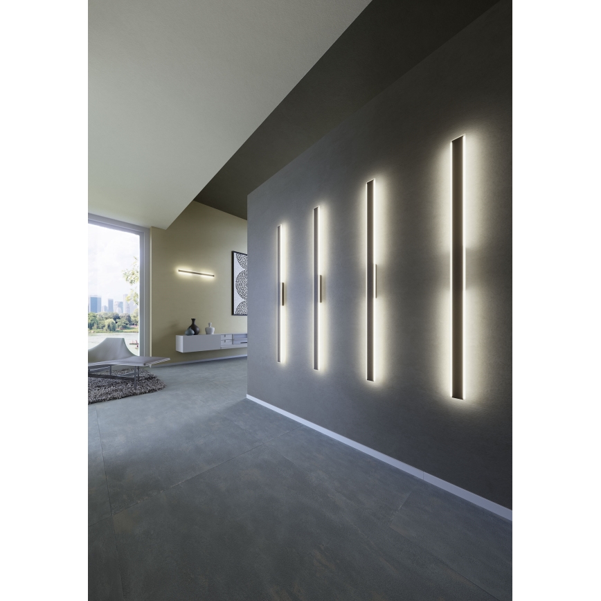 Redo 01-2771 - LED væglampe WAPI LED/30W/230V 119 cm sort