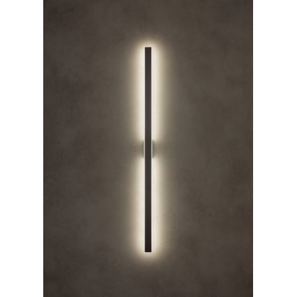 Redo 01-2771 - LED væglampe WAPI LED/30W/230V 119 cm sort