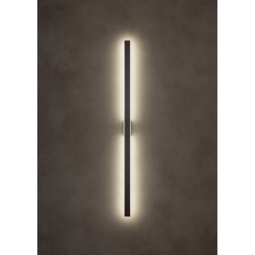 Redo 01-2771 - LED væglampe WAPI LED/30W/230V 119 cm sort