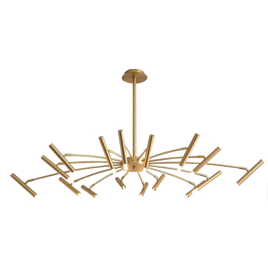 Redo 01-2776 - Pendellampe RAYEN 16xG9/10W/230V bronze