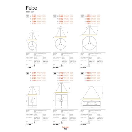 Redo 01-2819 - Dæmpbar LED-væglampe FEBE LED/24W/230V sort