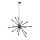 Redo 01-2936 - Pendel STELLAR 18xE14/25W/230V sort
