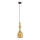 Redo 01-2937 - Pendel på kabel AMBIX 1xE27/42W/230V Ø 18 cm guld