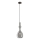 Redo 01-2938 - Pendel med kabel AMBIX 1xE27/42W/230V Ø 18 cm grå