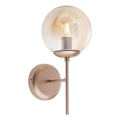 Redo 01-2942 - Væglampe MUNDI 1xE14/28W/230V kobber/røget