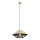 Redo 01-3007 - Pendel på ledning GRILL 1xE27/42W/230V Ø 39,6 cm sort/beige