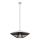 Redo 01-3008 - Pendel med wire GRILL 1xE27/42W/230V Ø 49,5 cm sort/hvid