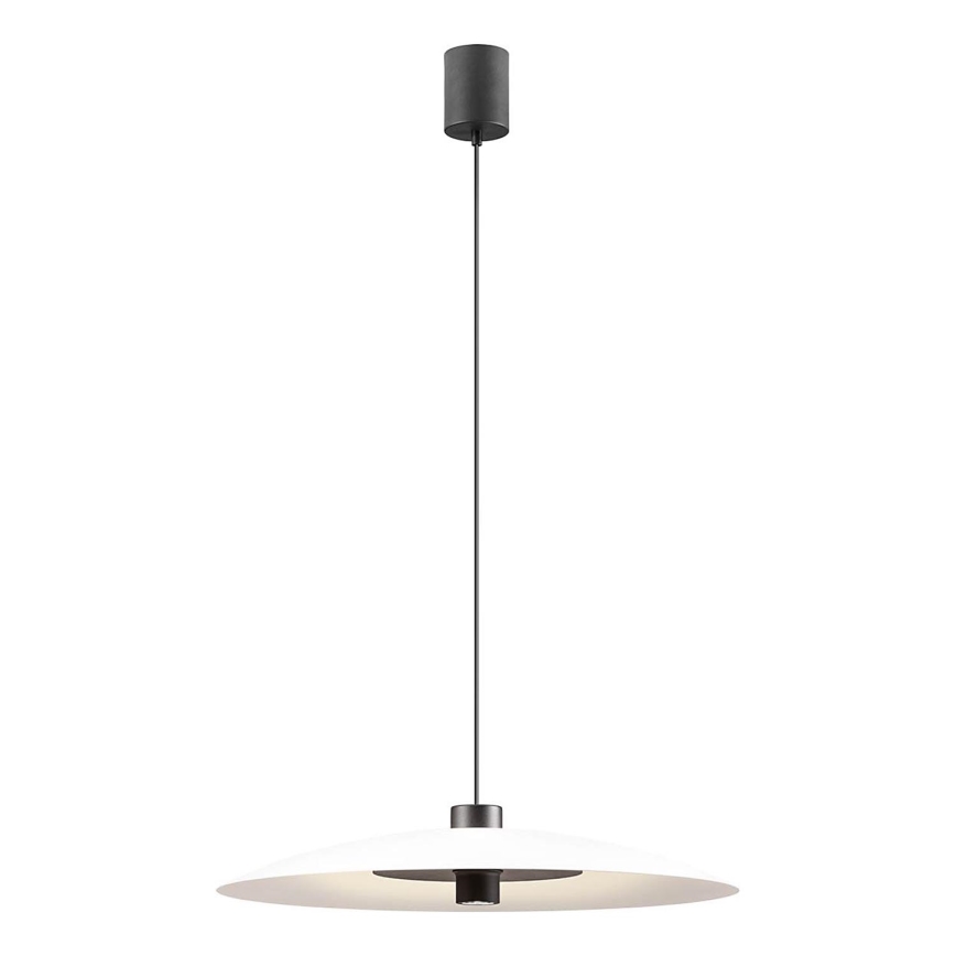 Redo 01-3018 - LARS LED-lysekrone på wire, LED/14W/230V + LED/10W, Ø 60 cm, CRI 90, hvid