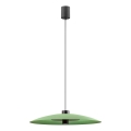 Redo 01-3019 - LED-lysekrone på kabel LARS LED/14W/230V + LED/10W Ø 60 cm CRI 90 grøn