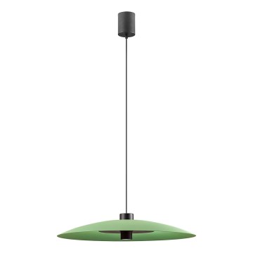 Redo 01-3019 - LED-lysekrone på kabel LARS LED/14W/230V + LED/10W Ø 60 cm CRI 90 grøn