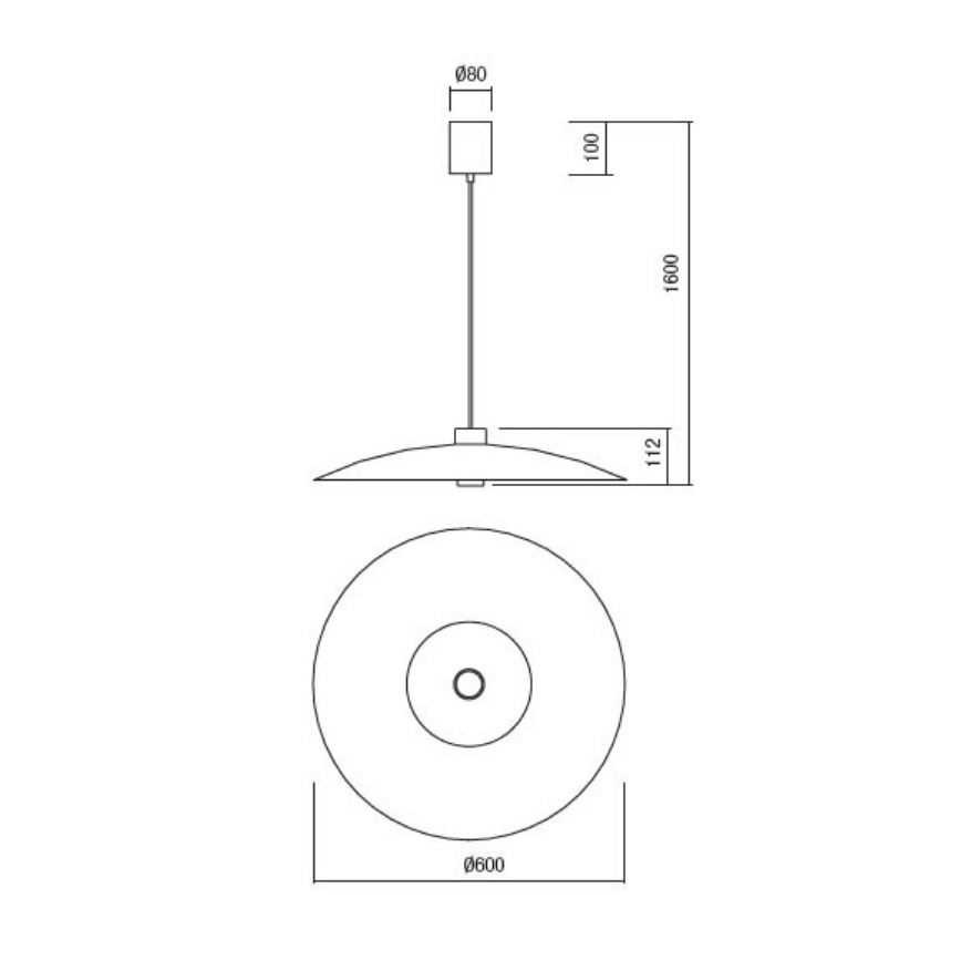 Redo 01-3021 - LED-pendel med wireophæng LARS, LED 14W/230V + LED 10W pr. 60 cm, CRI 90, sort