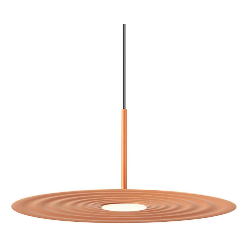 Redo 01-3045 - LED-lysekrone på wire LAKE LED/13W/230V CRI 90 Ø 50 cm orange