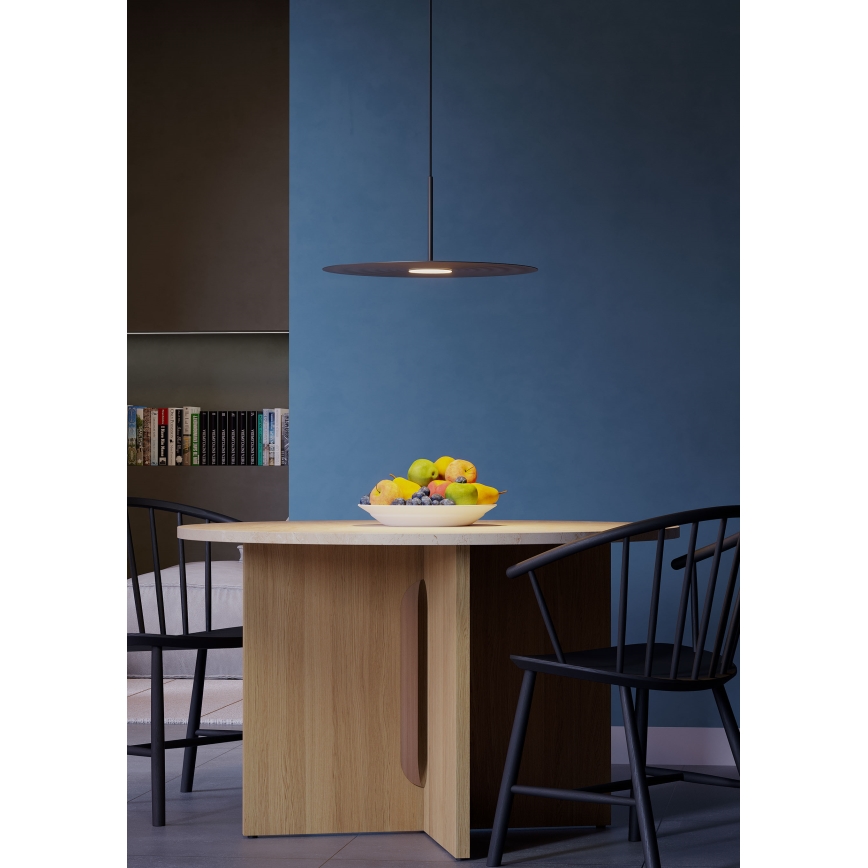 Redo 01-3047 - LAKE LED pendel på wire LED/13W/230V CRI 90 Ø 50 cm sort