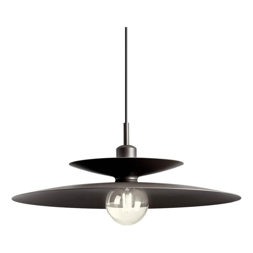 Redo 01-3051 - GUNNAR pendel på ledning 1xE27/42W/230V Ø 50 cm, sort