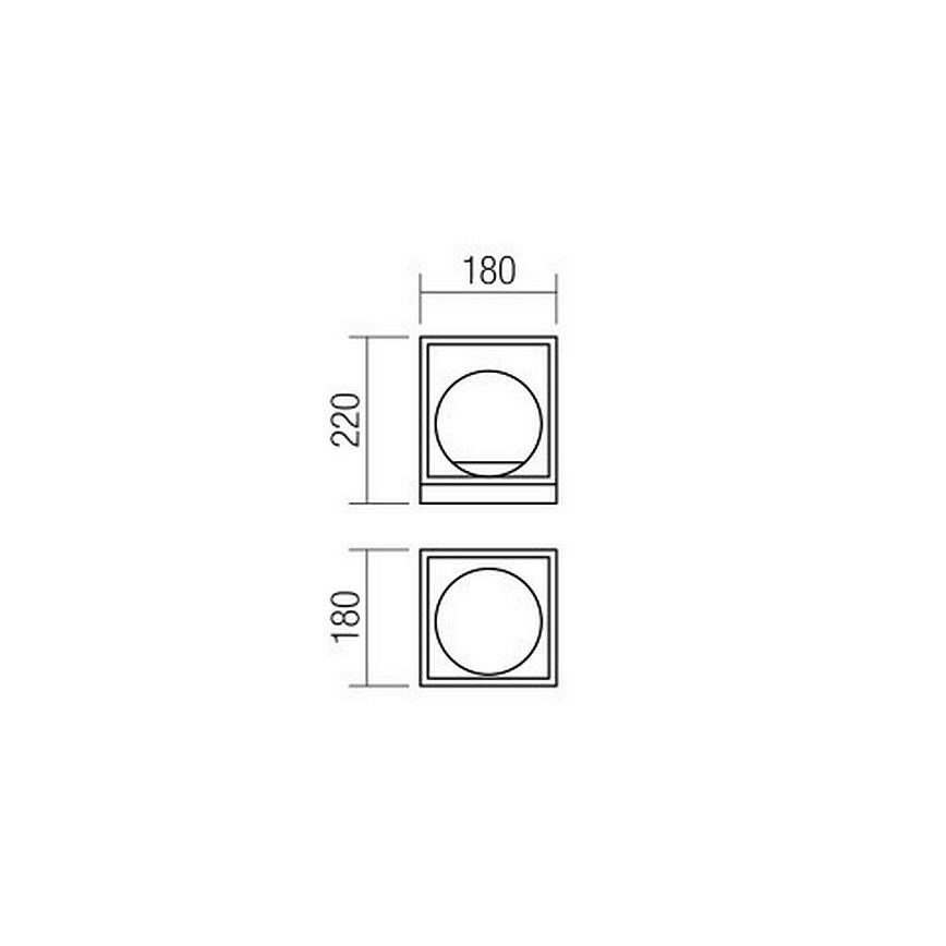 Redo 01-3052 - Bordlampe ZODIAC 1xE14/28W/230V