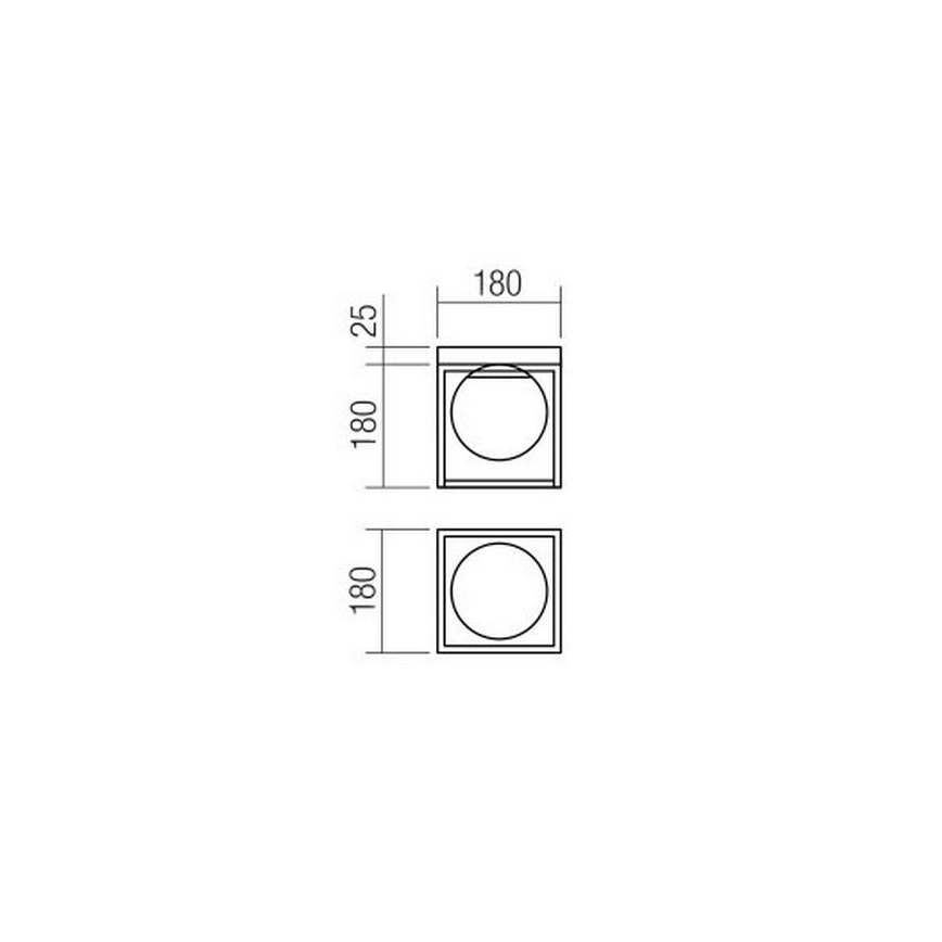 Redo 01-3053 - Loftlampe ZODIAC 1xE14/28W/230V