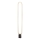 Redo 01-3062 - LED gulvlampe dæmpbar ADO LED/24W/230V guldfarvet