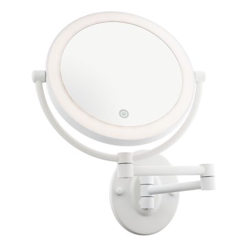 Redo 01-3087 - LED kosmetikspejl m. touch-funktion dæmpbar SELFIE LED/7W/230V 3000/4000/6000K hvid