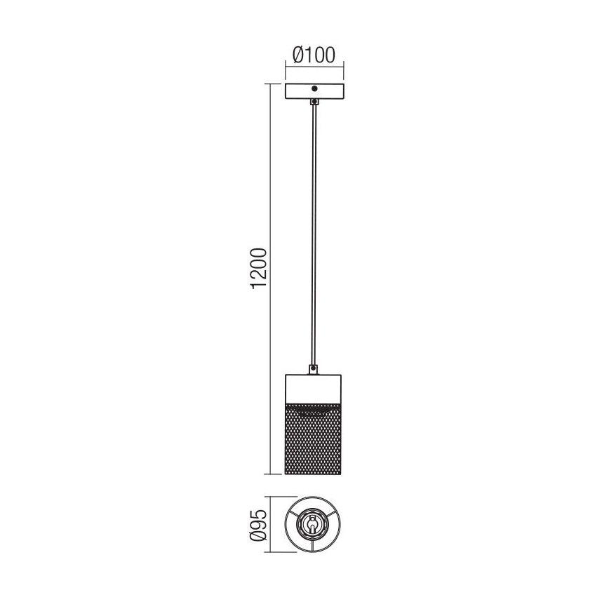 Redo 01-3141 - Pendel STEM 1xE27/42W/230V