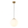 Redo 01-3153 - Pendel BOWLING 1xE27/42W/230V guldfarvet