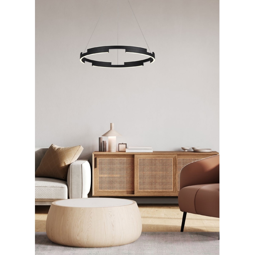 Redo 01-3176 - LED pendel dæmpbar CASTLE LED/45W/230V sort
