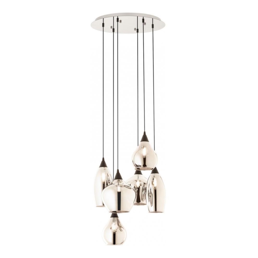Redo 01-3194 - Pendel TANNER 6xE14/28W/230V diameter 47,2 cm