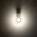 Redo 01-3239 - LED Væglampe SINCLAIR LED/6,5W/230V CRI 93 IP21 guld
