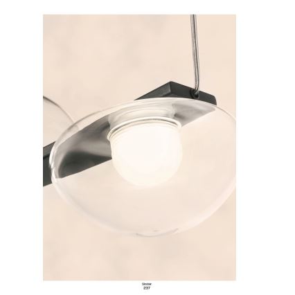 Redo 01-3247- LED pendel dæmpbar SINCLAIR LED/37,2W/230V CRI 93 IP21 guldfarvet