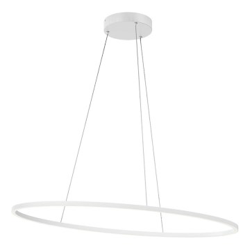 Redo 01-3337 - LED dæmpbar pendel på wire LEO LED/48W/230V 3000/4000K CRI 90 40x95 cm hvid
