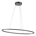 Redo 01-3339 - LED Dæmpbar pendel på wire LEO LED/48W/230V 3000/4000K CRI 90 40x95 cm sort