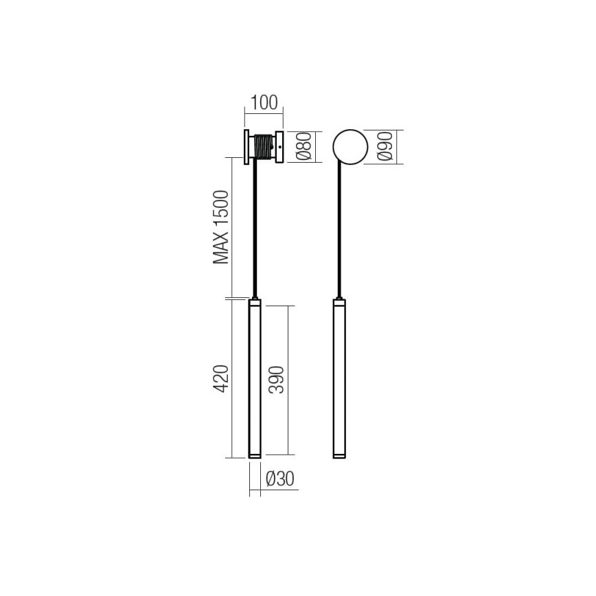 Redo 01-3361 - SWING LED dæmpbar væglampe, 9W, 230V, 3000/4000K, CRI 90, hvid