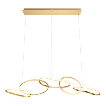 Redo 01-3392 - LED dæmpbar pendel på wire BIAS LED/120W/230V 3000/4500/6500K CRI 90 guld