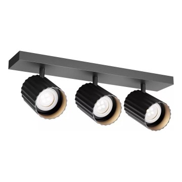 Redo 01-3406 - Spotlampe DELPHI 3xGU10/7W/230V sort