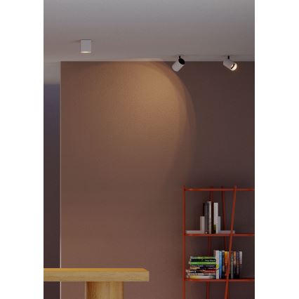 Redo 01-3407 - Spotarmatur DELPHI 1xGU10/7W/230V 8,1x8,1 cm hvid