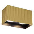 Redo 01-3411 - Loftspot DELPHI 2xGU10/7W/230V 16,1x8,1 cm, guld