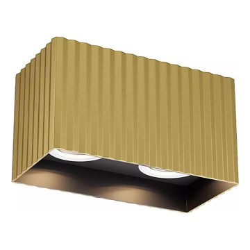Redo 01-3411 - Loftspot DELPHI 2xGU10/7W/230V 16,1x8,1 cm, guld