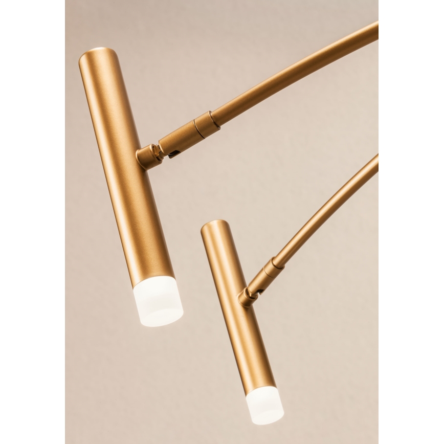 Redo 01-3448 - LED-dæmpbar lysekrone med stang RAYEN LED/60W/230V CRI 90 guld