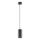 Redo 01-3474 - Pendel BOOM 1xGU10/10W/230V diameter 7,6 cm sort