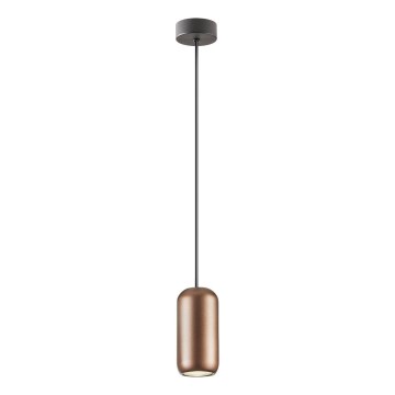 Redo 01-3476 - Pendel BOOM 1xGU10/10W/230V diameter 7,6 cm brun