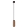 Redo 01-3476 - Pendel BOOM 1xGU10/10W/230V diameter 7,6 cm brun