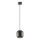 Redo 01-3477 - Pendel BOOM 1xGU10/10W/230V diameter 12 cm sort