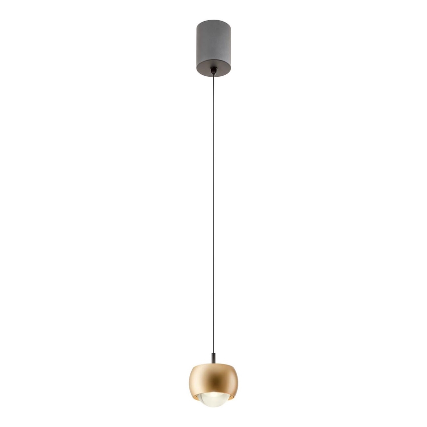Redo 01-3547 - LED pendel AVES LED/12W/230V diameter 9,6 cm CRI 90 guldfarvet